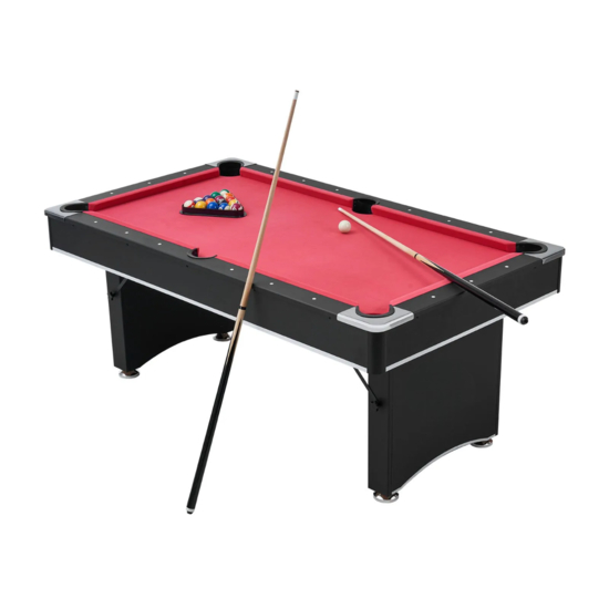 Table de billard avec accessoires