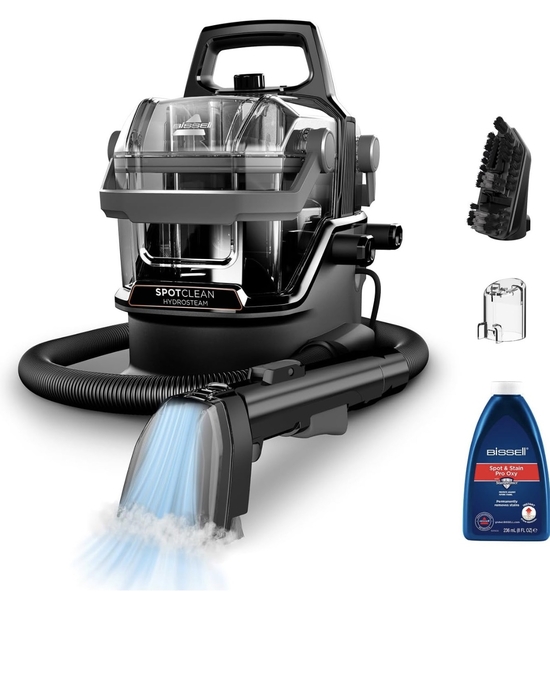 Shampouineuse + vapeur - BISSELL SpotClean HydroSteam 3689N